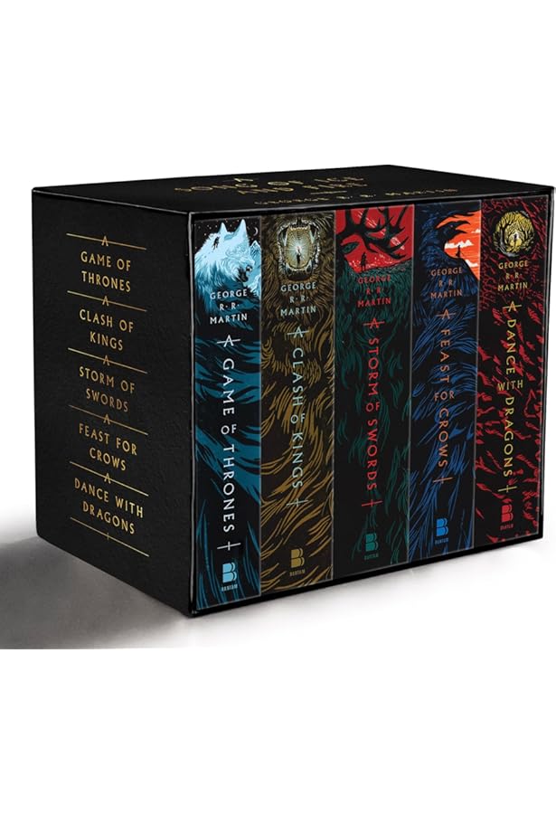 洋書 Game of Thrones Book Collection Game of Thrones Leather Boxed Set Song of Ice and Fire Series
